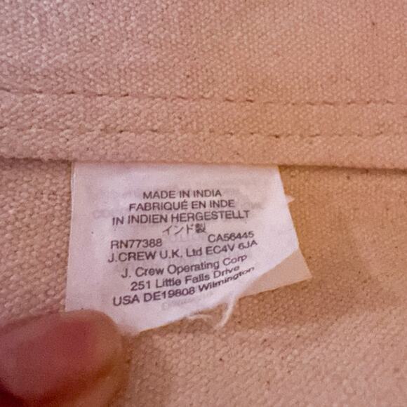 Madewell Leather Mini Transport Tote Woven Handles Tan (No Strap) - Picture 9 of 13